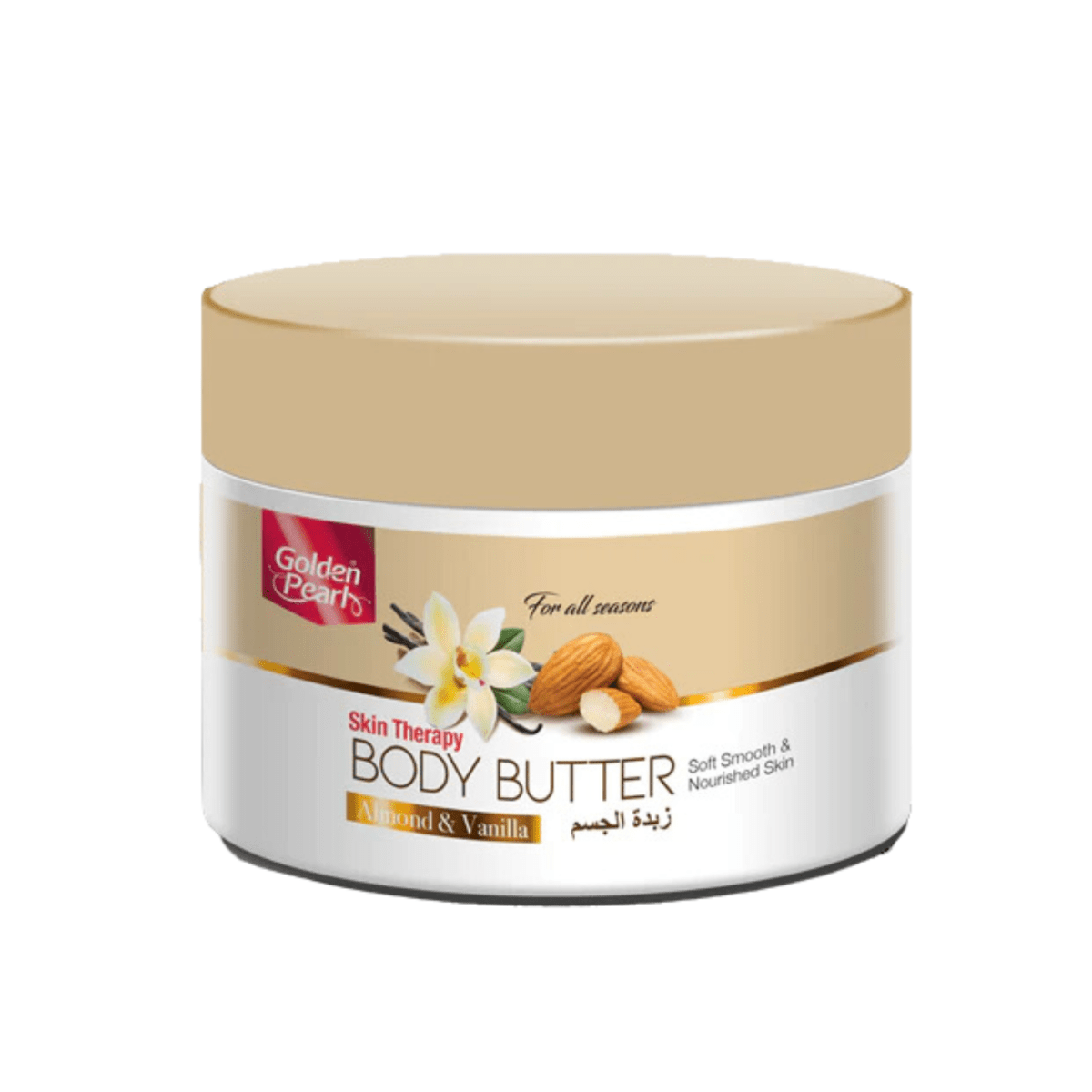 Golden Pearl Skin Therapy Body Butter Almond & Vanilla For All Season 200ml - Gift Point