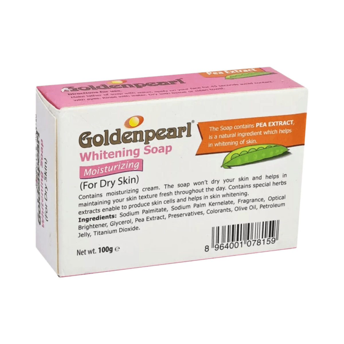 Golden Pearl Whitening Soap for Dry Skin 100g - Gift Point
