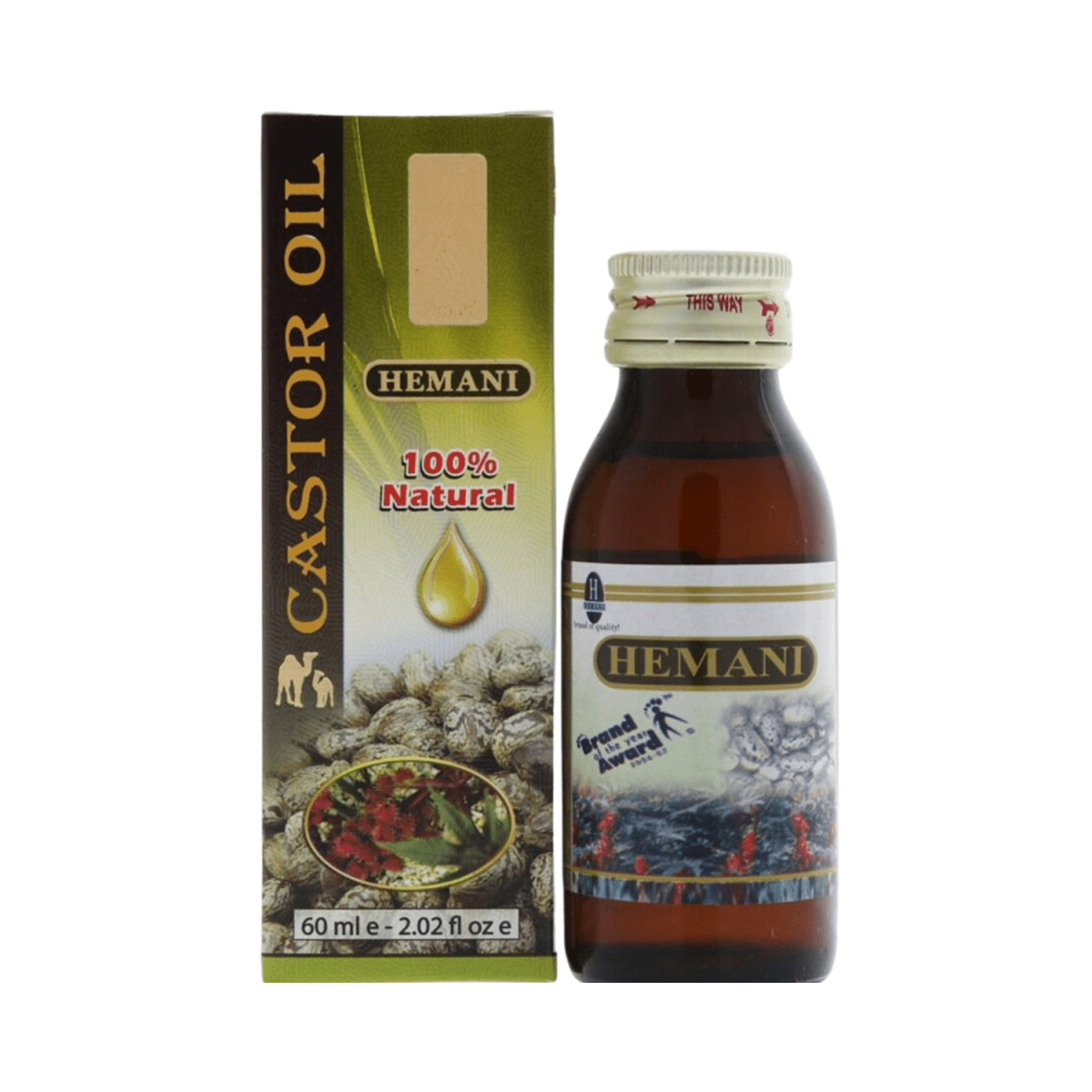 Hemani Castor Hair Oil 60ml - Gift Point