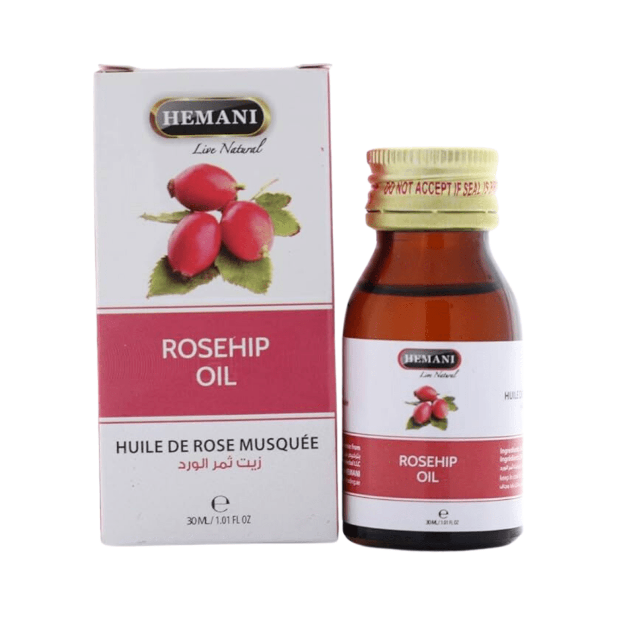 Hemani Rosehip Hair Oil 30ml - Gift Point