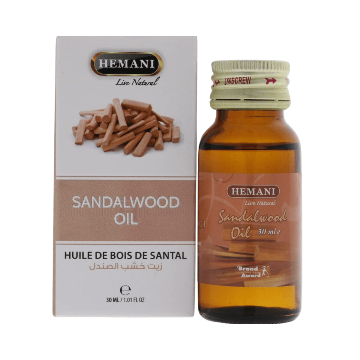 Hemani Sandalwood Hair oil 30ml - Gift Point