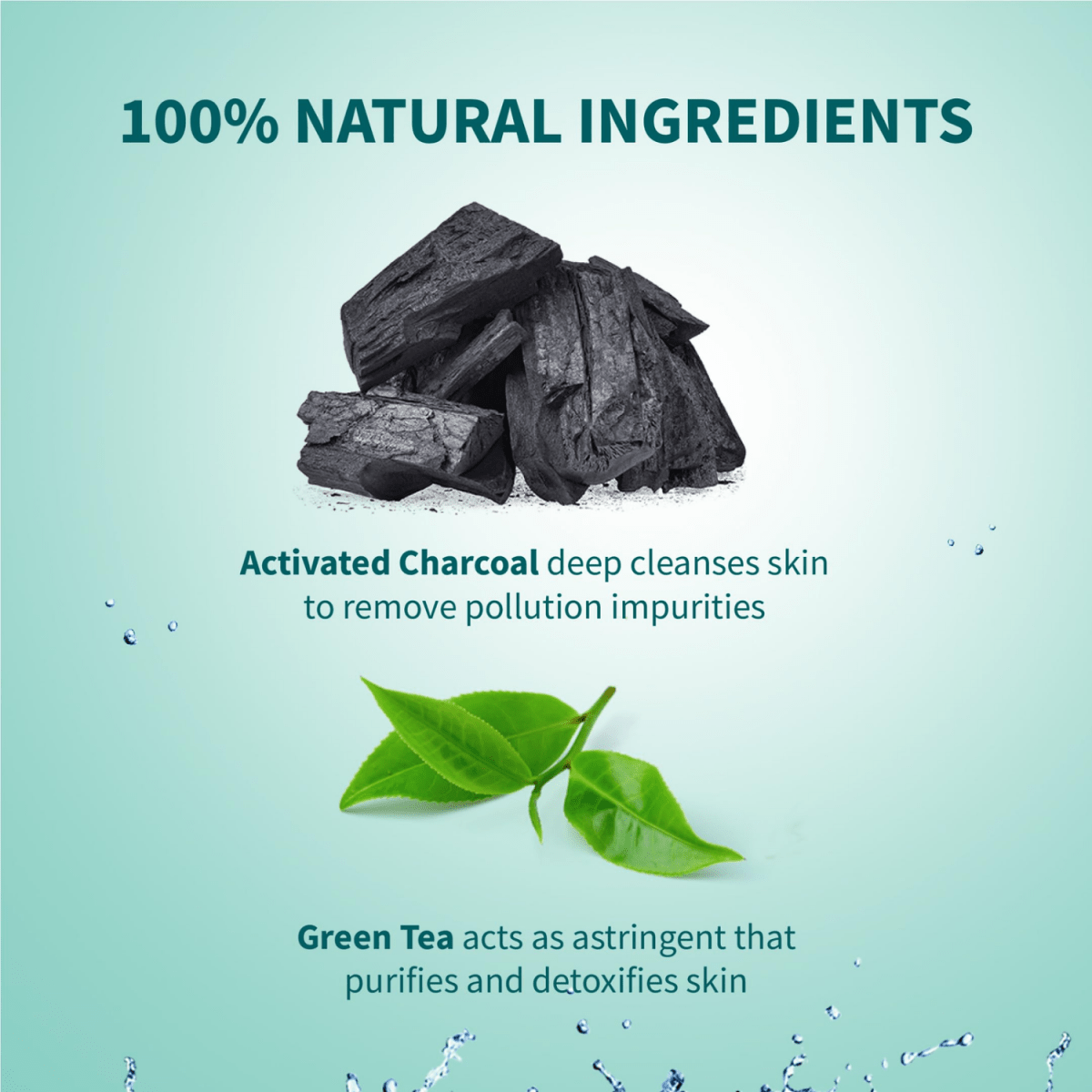 Himalaya Detoxifying Charcoal & Green Tea Face Wash, 100ml - Gift Point