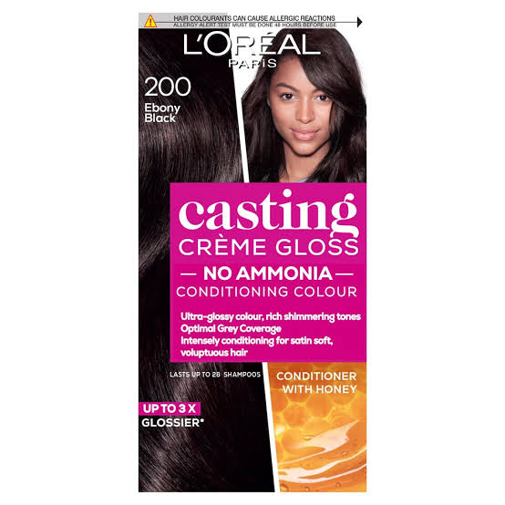 Loreal Casting Creme Gloss Hair Color 200-Deep Black