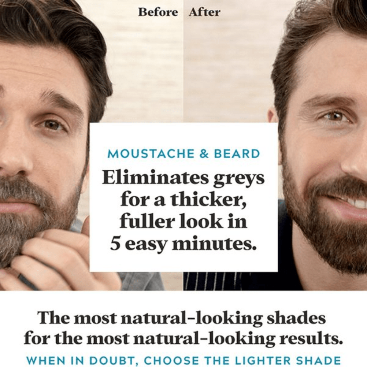 Just For Men - Mustache & Beard Color - Dark Brown M-45 - Gift Point