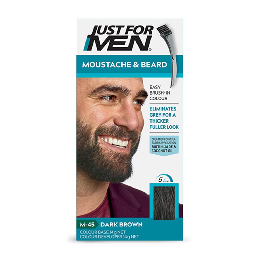 Just For Men - Mustache & Beard Color - Dark Brown M-45 - Gift Point