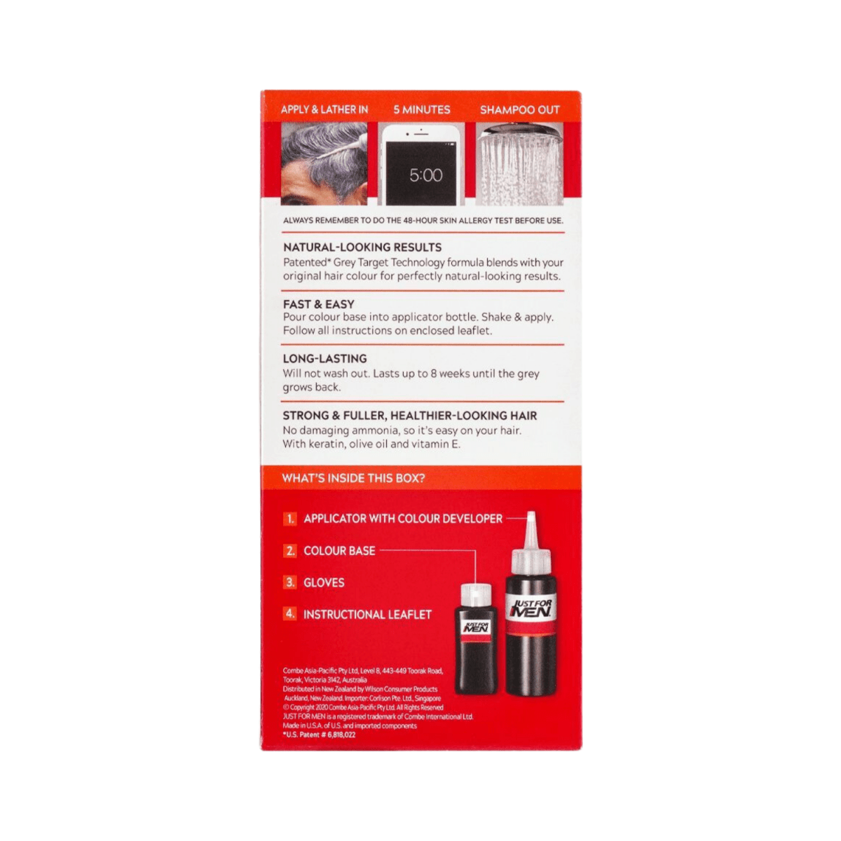 Just For Men - Shampoo-In Haircolour - Light Brown H-25 - Gift Point