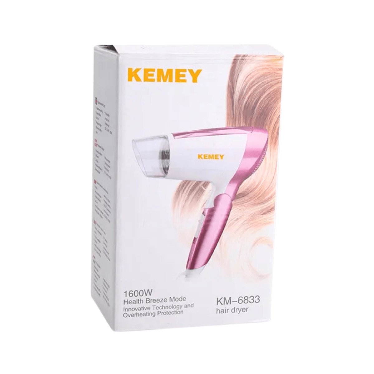 Kemei 1600W Professional Hair Dryer KM-6833 - Gift Point