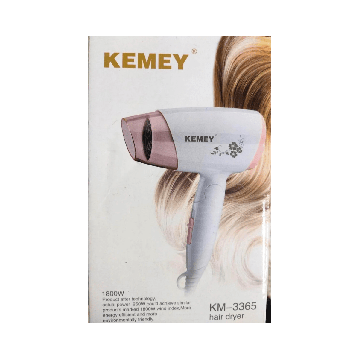 Kemey KM-3365 Professional Hair Dryer - Gift Point