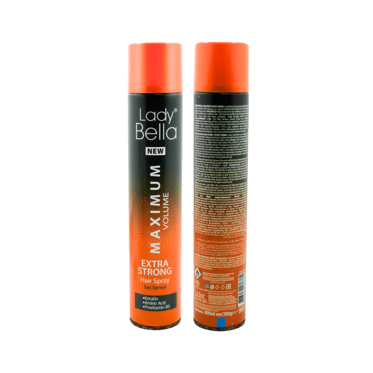 Lady Bella Extra Strong Hair Spray 400ml - Gift Point