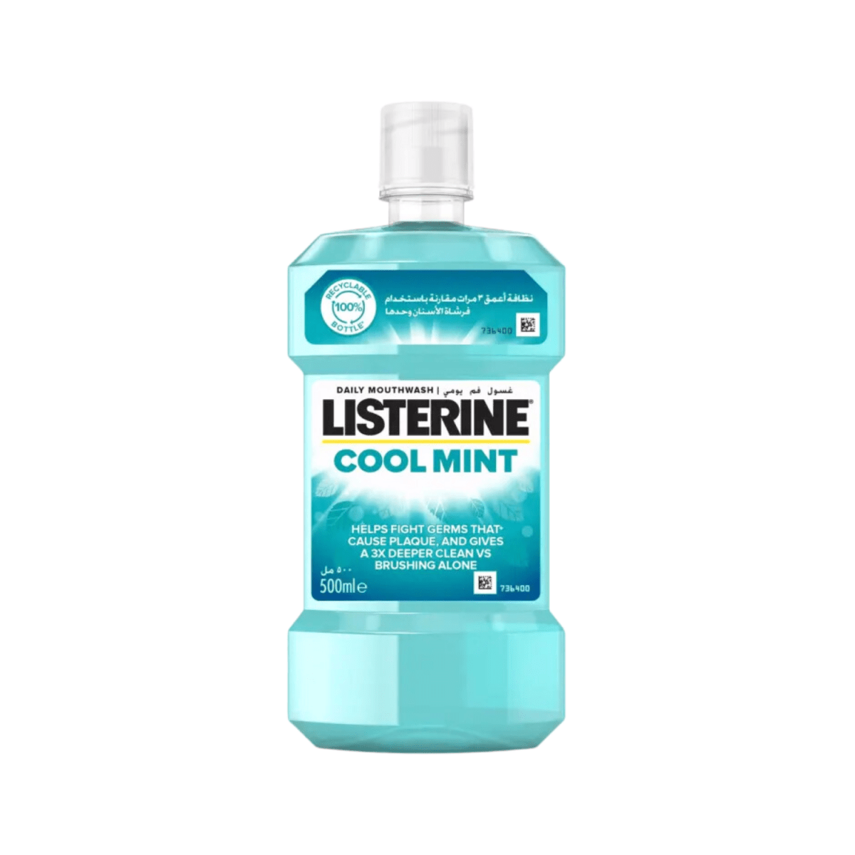 Listerine cool Mint daily Mouthwash 500ml - Gift Point