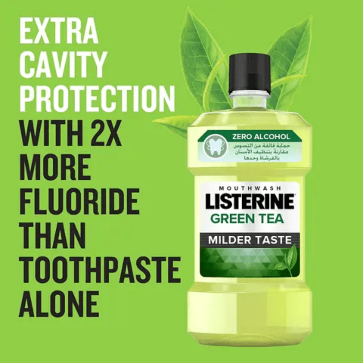 Listerine Green Tea Mouth Wash 500ml - Gift Point