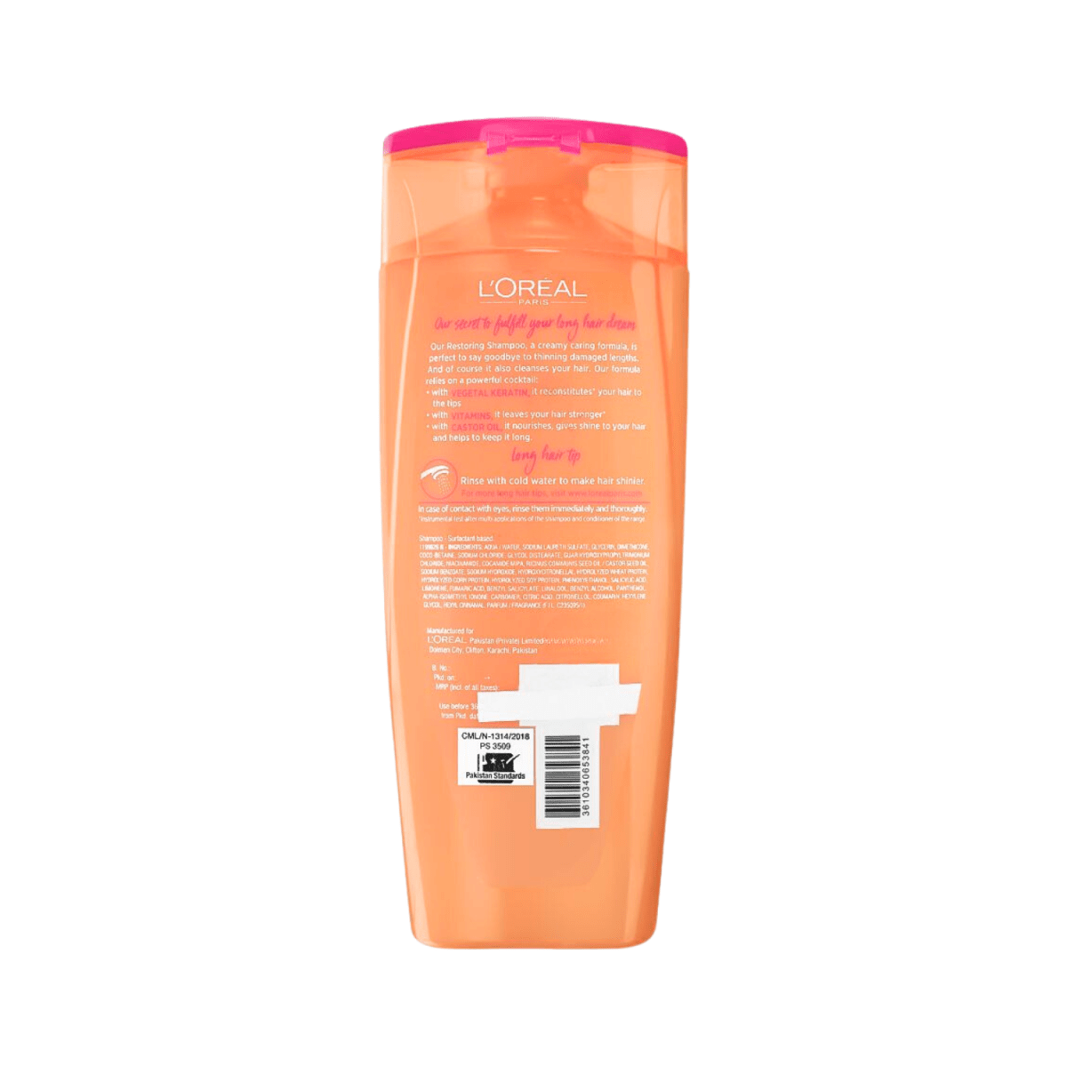 Loreal Paris Dream long Restoring Shampoo PK 360ml - Gift Point