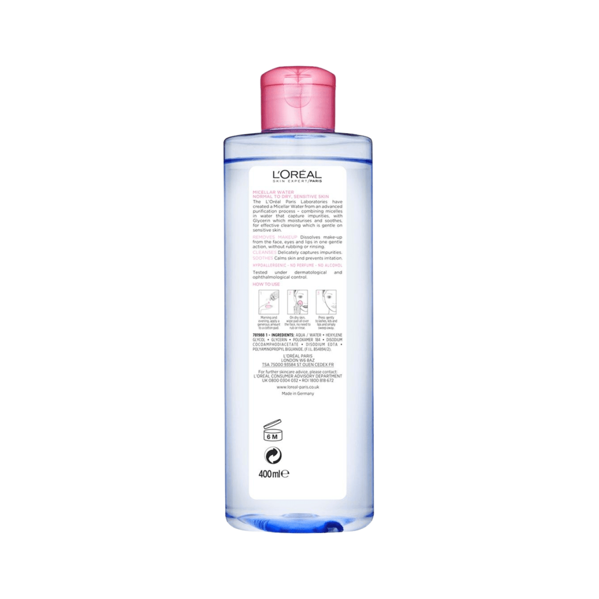 Loreal Paris Micellar Water Normal To Dry Sensitive Skin - Gift Point