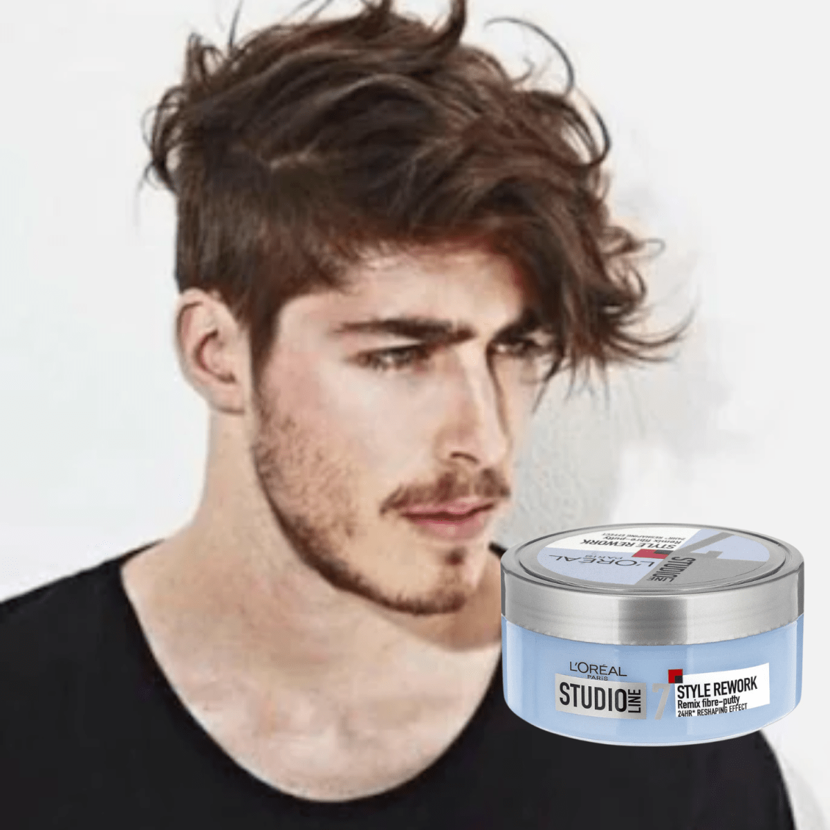 Loreal Studio Line 7 Style Rework Remix Fiber Hair Gel 150ml - Gift Point