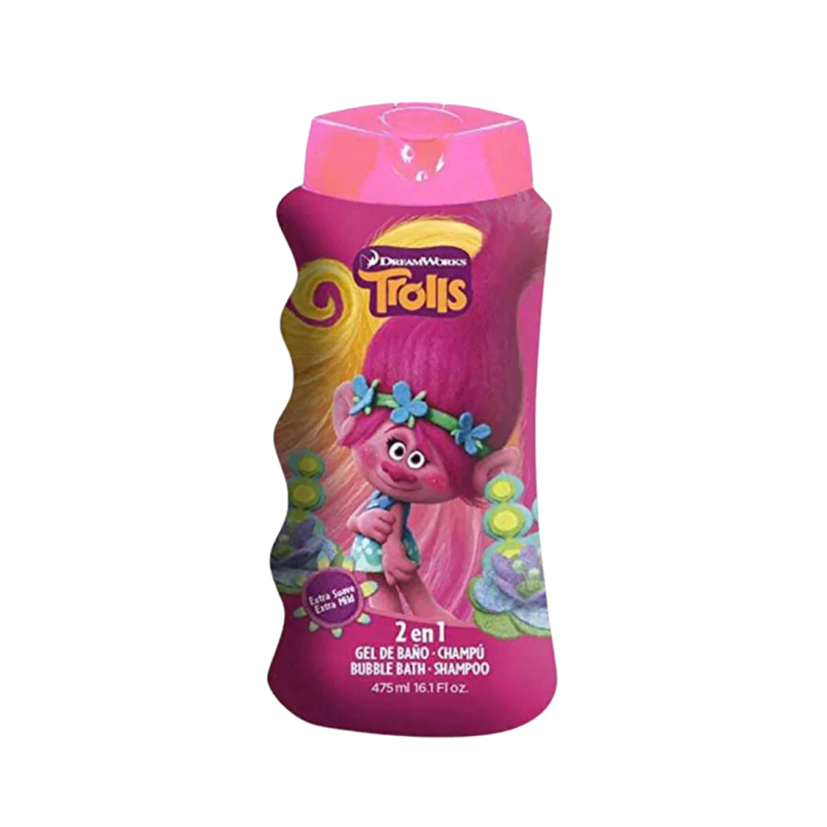 Lorenay Trolls 2 in 1 Bubble Bath Shampoo 475ml - Gift Point