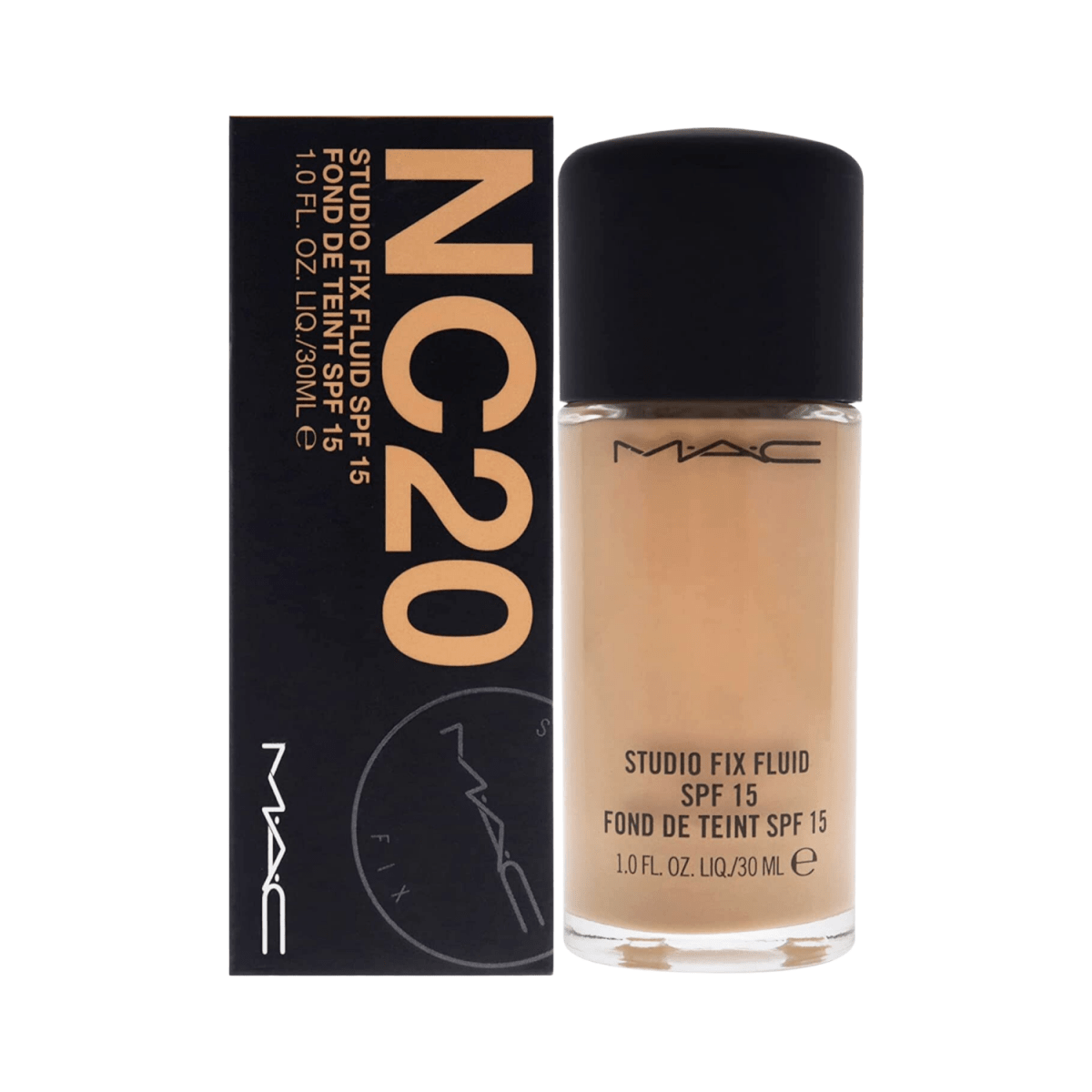 MAC Studio Fix Fluid Foundation Spf 15 NC20 30ml - Gift Point