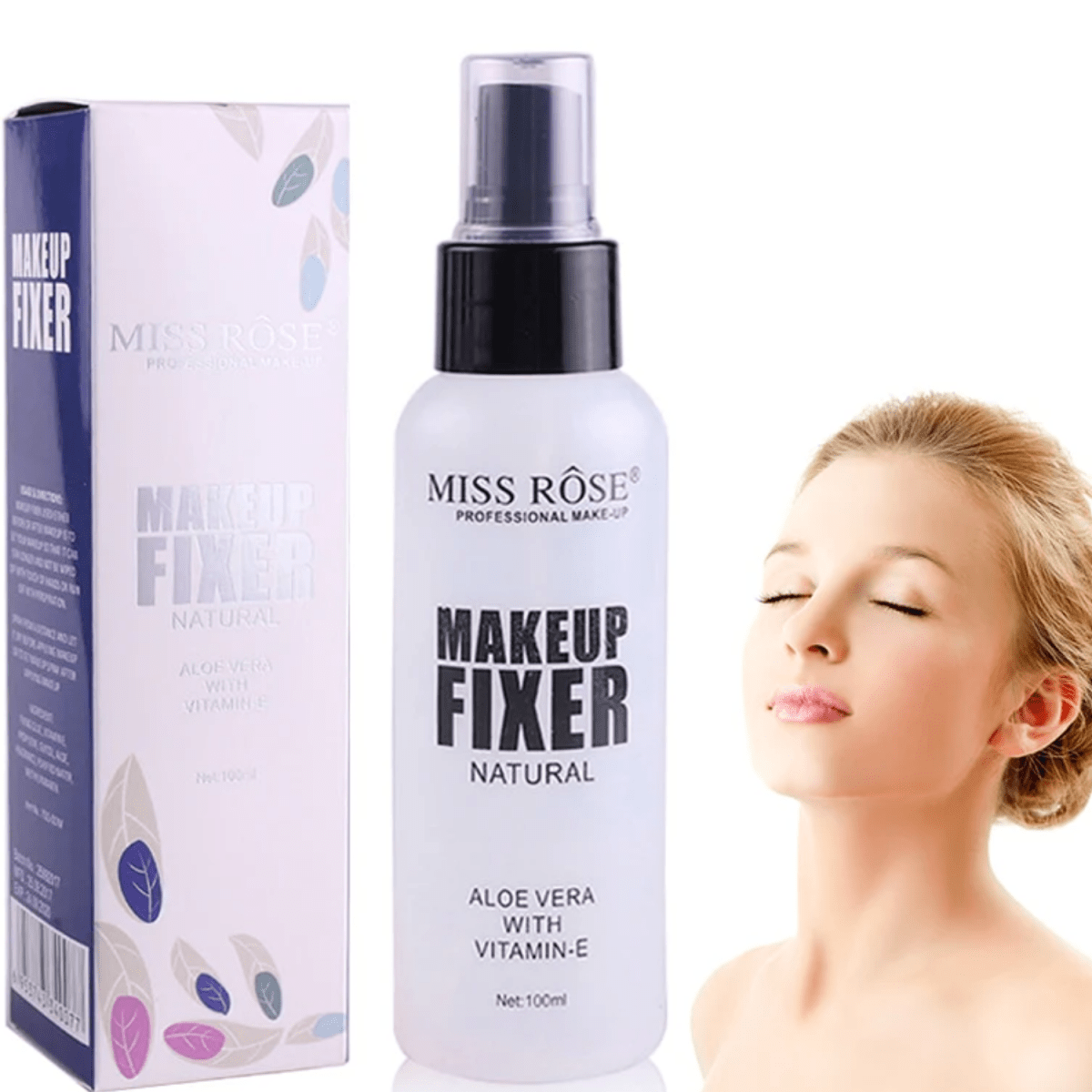 MISS ROSE Makeup Setting Spray Natural 100ml - Gift Point
