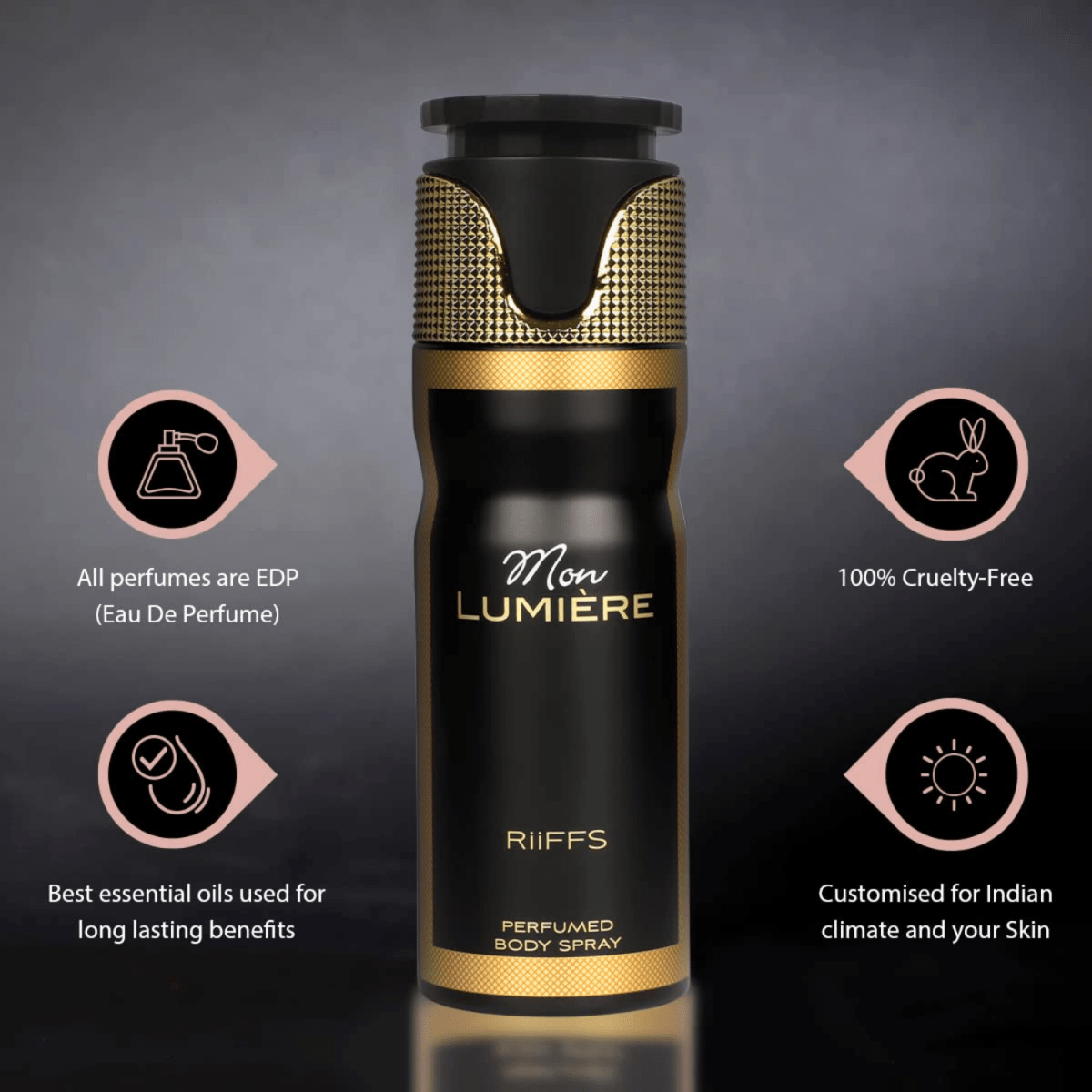 Mon Lumière RiiFFs Perfumed body spray 200ml - Gift Point