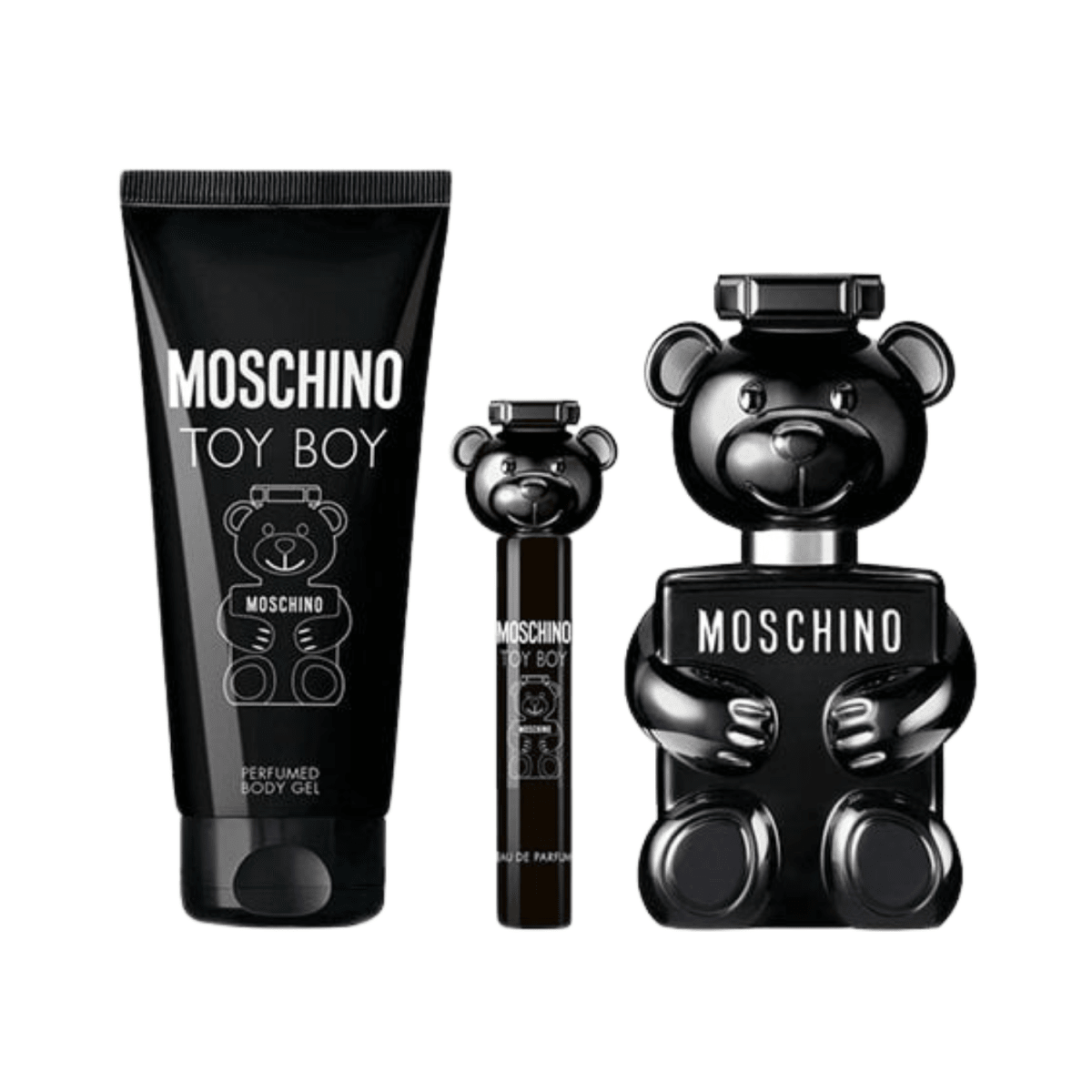 Moschino Body Gel,Perfume & Body Spray Toy Boy Gift Set - Gift Point