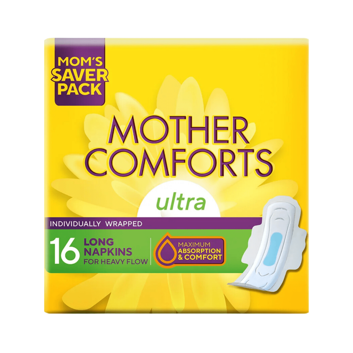 Mother Comforts Ultra MoM Saver Pack 16 Long Napkins - Gift Point