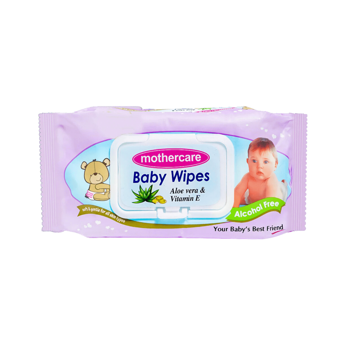 Mothercare Aloe Vera & Vitamin E Baby Wipes 80pcs - Gift Point