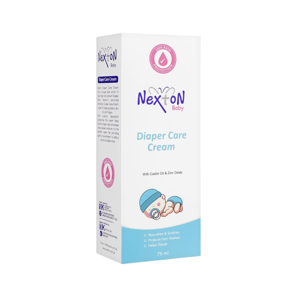 Nexton Baby Diaper Care Cream 75ml - Gift Point