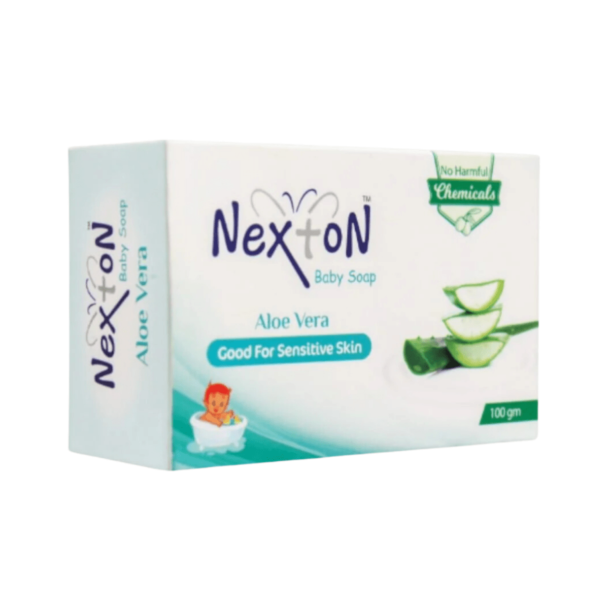 Nexton Baby Soap Aloe Vera Good For Sensitivie Skin 100gm - Gift Point