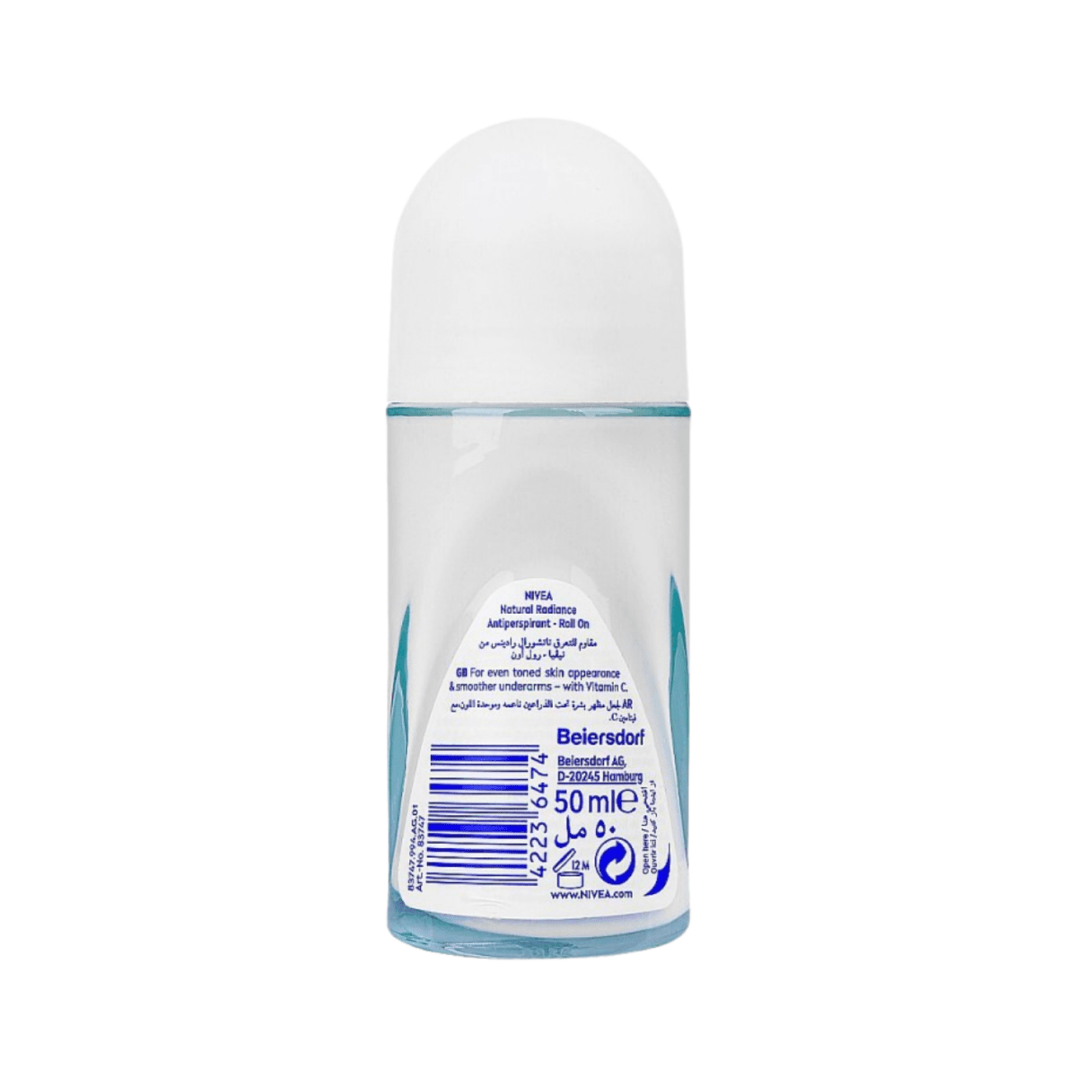 Nivea Antiperspirant Natural Radiance Roll-on 50ml - Gift Point