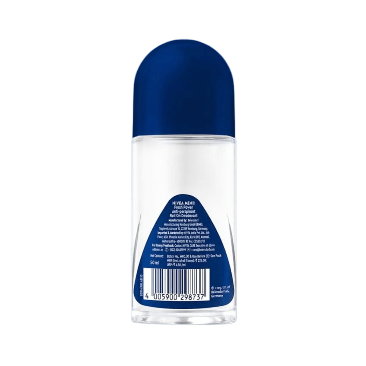 Nivea Men Fresh Power 48H Anti-Perspirant Long Lasting Freshness Roll On 50ml - Gift Point