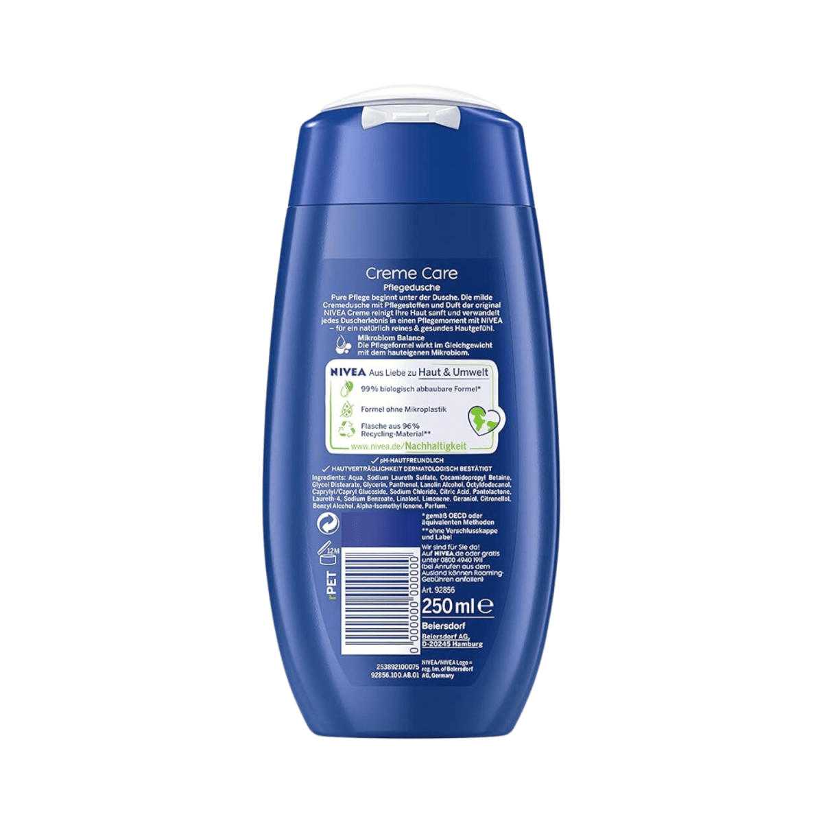 Nivea Pure Shower Cream Creme Care Vitamins & Oils Germany 250ml - Gift Point