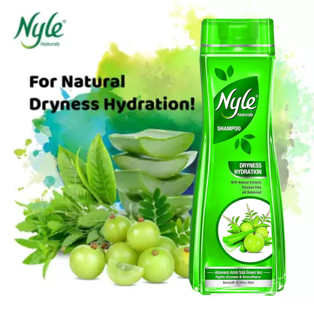 NYLE Naturals Dryness Hydration Shampoo 400ml - Gift Point