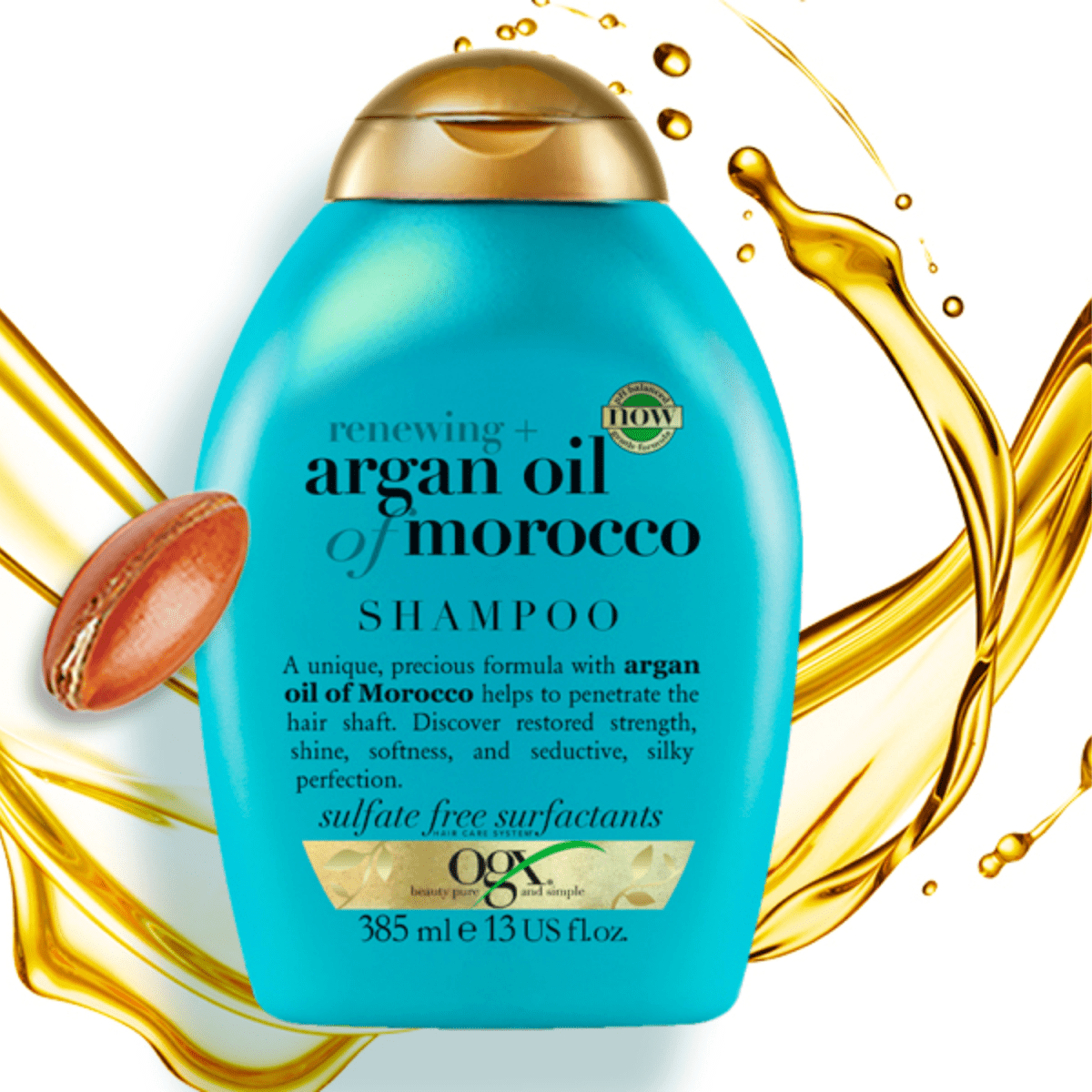 OGX Renewing + Argan Oil of Morocco Shampoo Sulfate Free 385ml - Gift Point