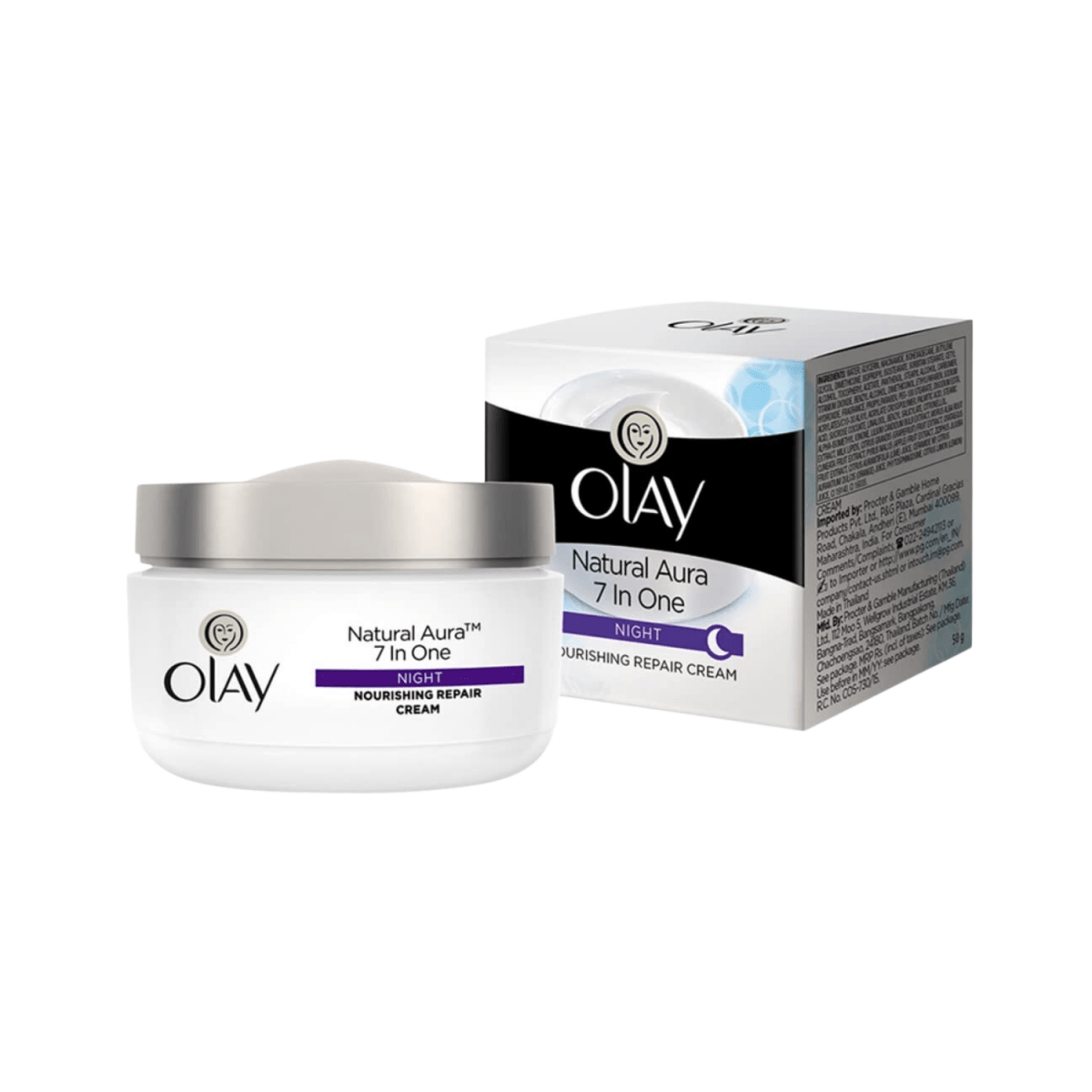 Olay Night Natural Aura Night Cream 50g - Gift Point