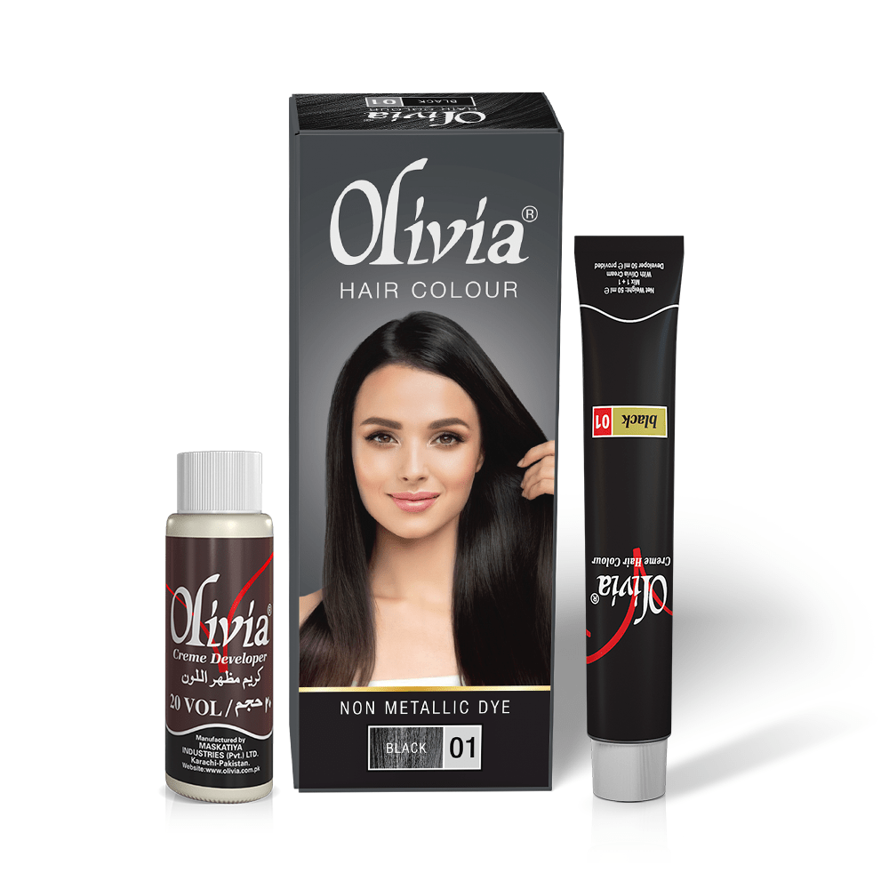 Olivia Hair Colour Black 01 - Gift Point