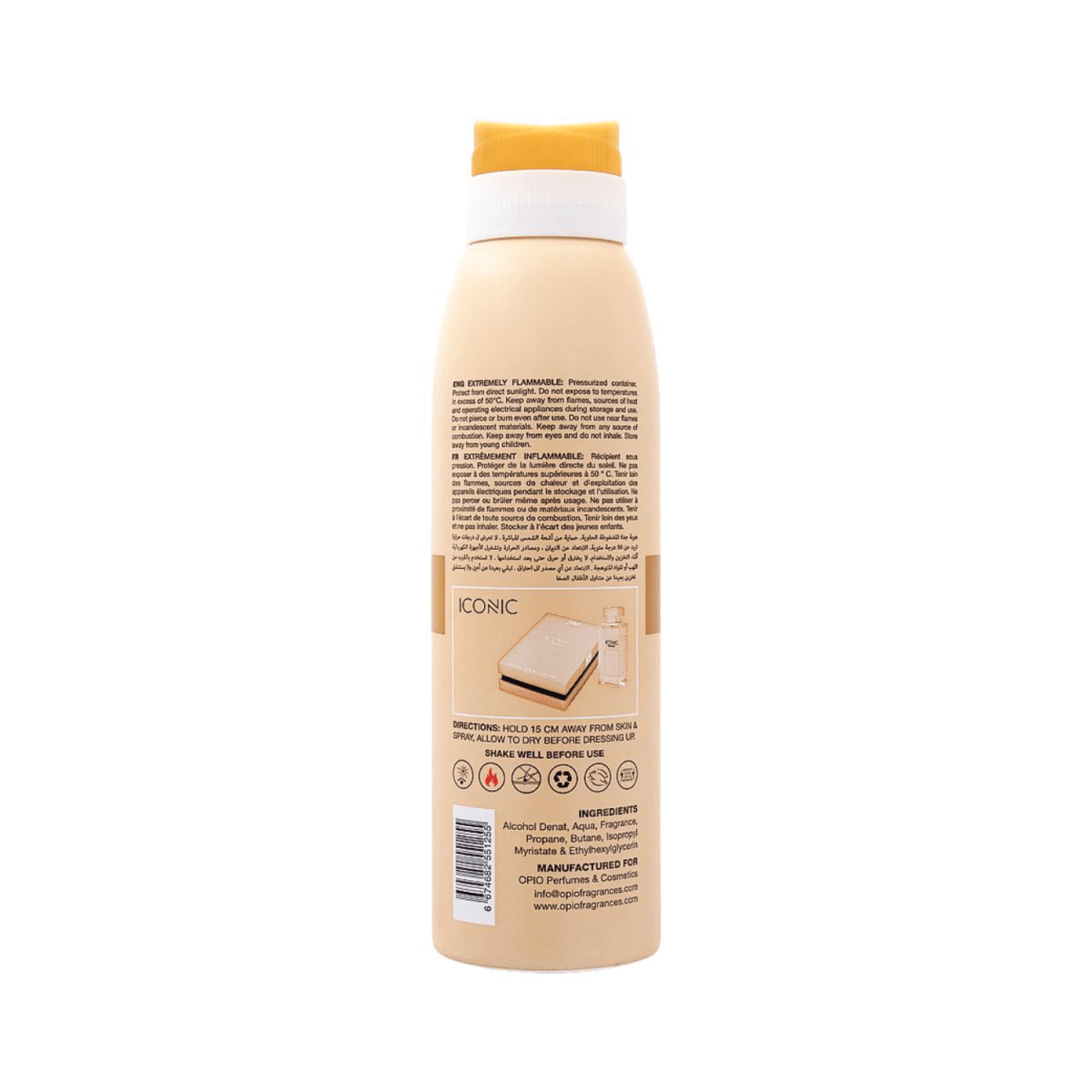 Opio Iconic Deodorant Body Spray For Women 200ml - Gift Point