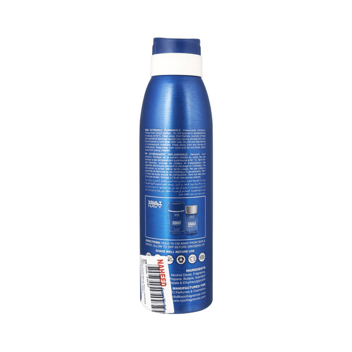 Opio Vault Navy Pour Homme Deodorant Spray 200ml - Gift Point