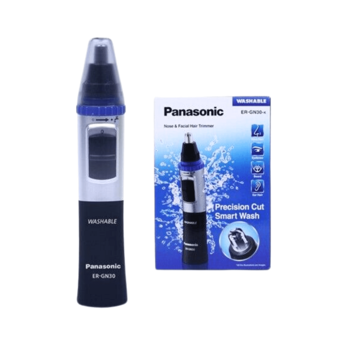Panasonic Nose & Facial Hair Trimmer ER-GN30-K - Gift Point