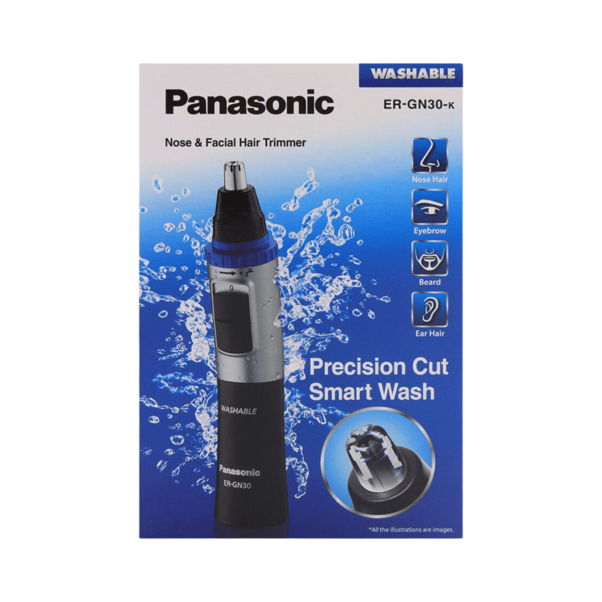 Panasonic Nose & Facial Hair Trimmer ER-GN30-K - Gift Point