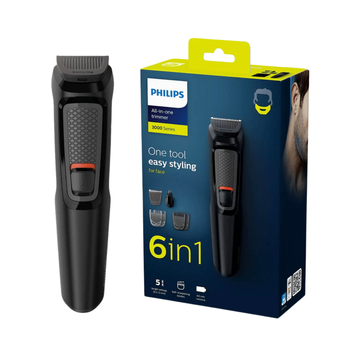 Philips 6 in 1 MG 3710-15 Beard Trimmer for Men - Gift Point
