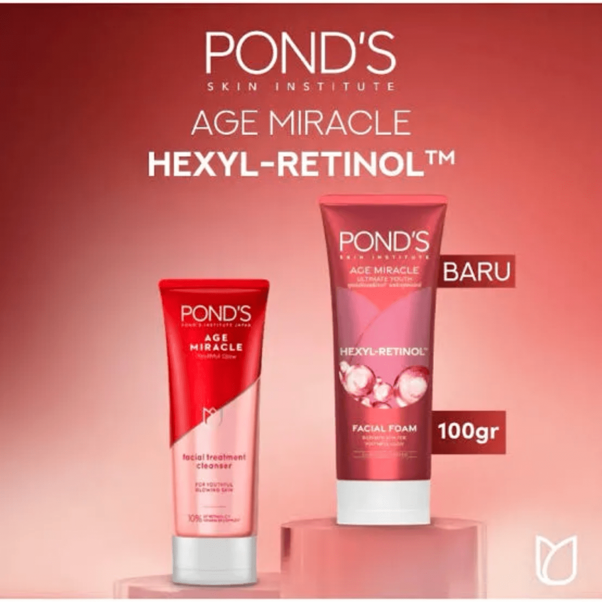 Ponds Age Miracle Facial Foam Face Wash 100g - Gift Point