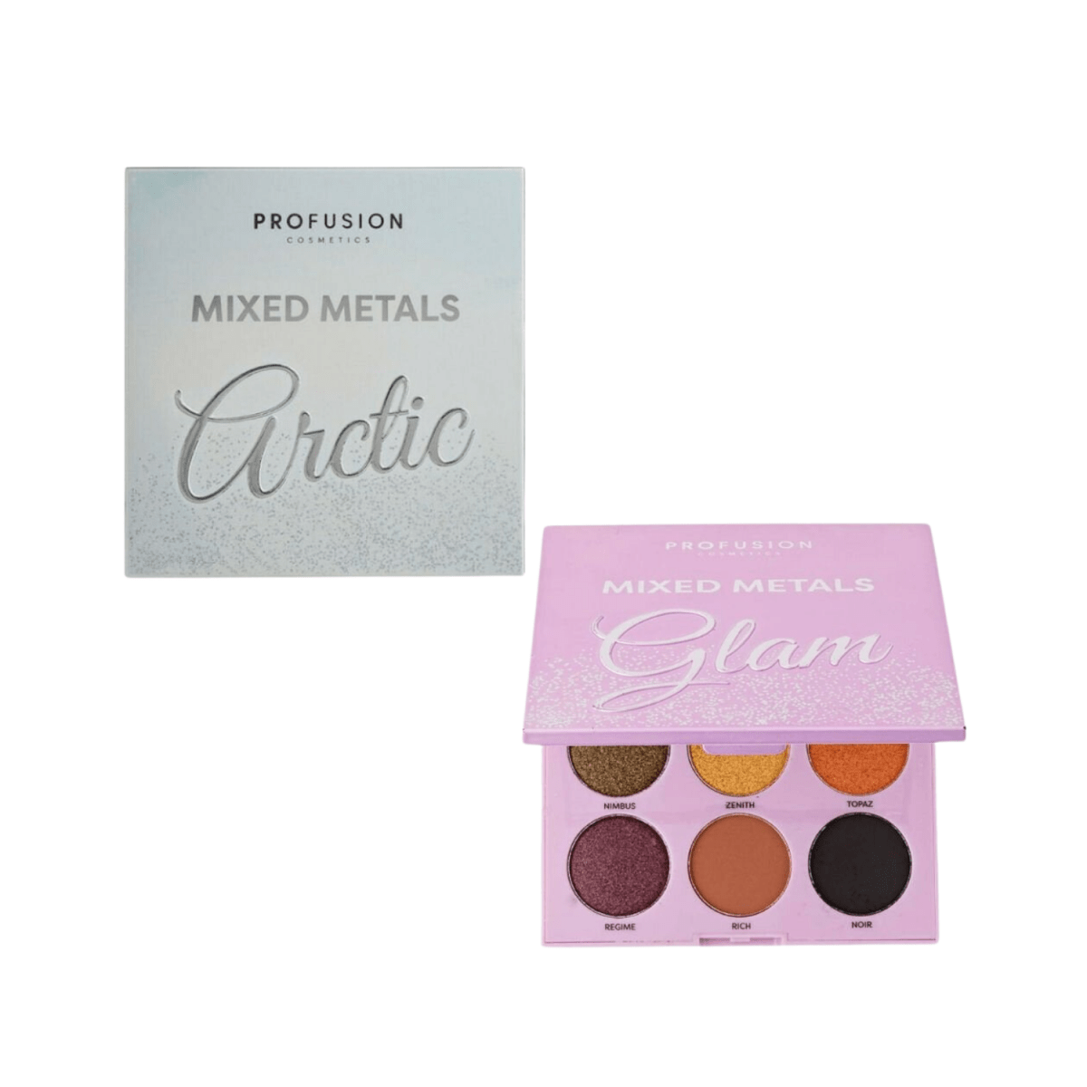 PROFUSION Mixed Metals Eyeshadow 9 Shade Palette Glam 175g - Gift Point