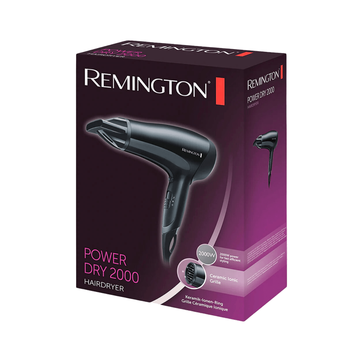 Remington Hair Dryer Power Dry 2000 D-3010 - Gift Point