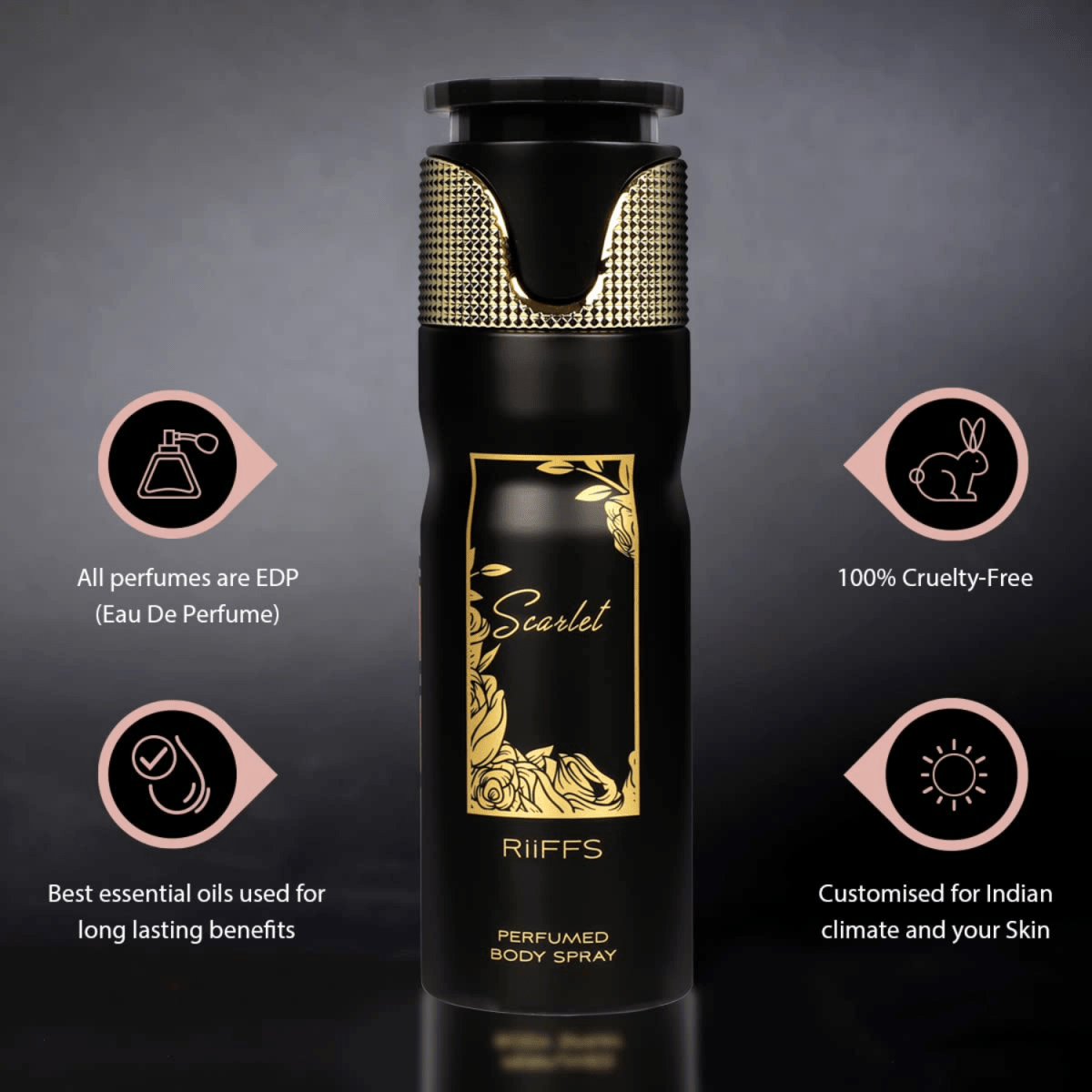 Riiffs Scarlet Body Spray 200ml - Gift Point