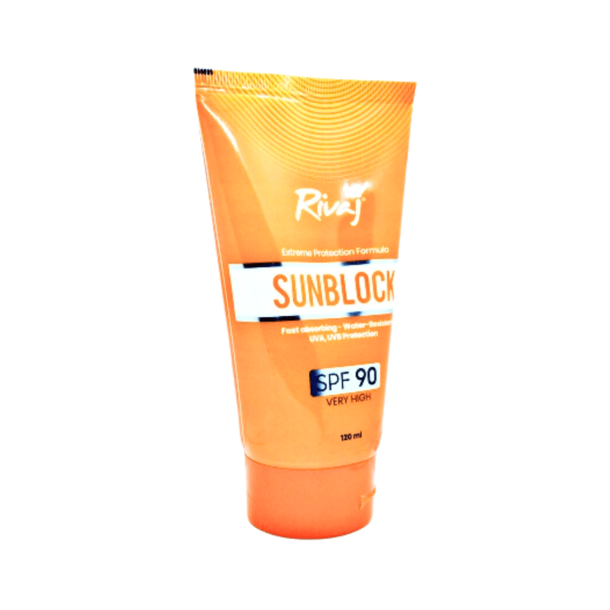 Rivaj Fast Absorbing Sunblock SPF-90 Very High, 120ml - Gift Point
