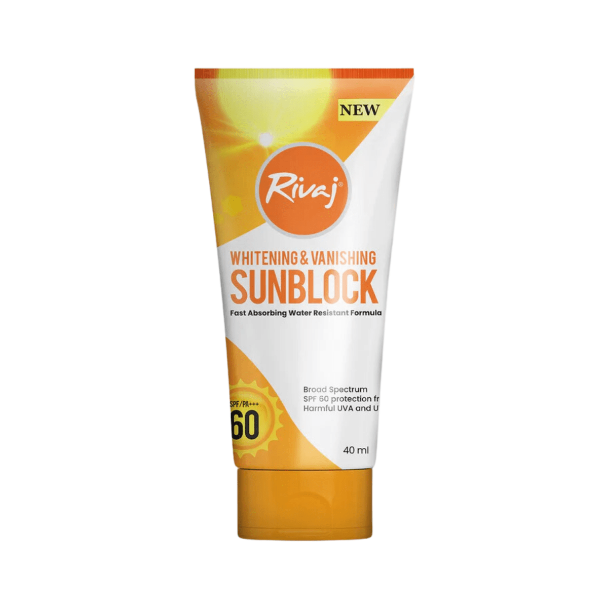 Rivaj Whitening & Vanishing SPF60 Sunblock 40ml - Gift Point