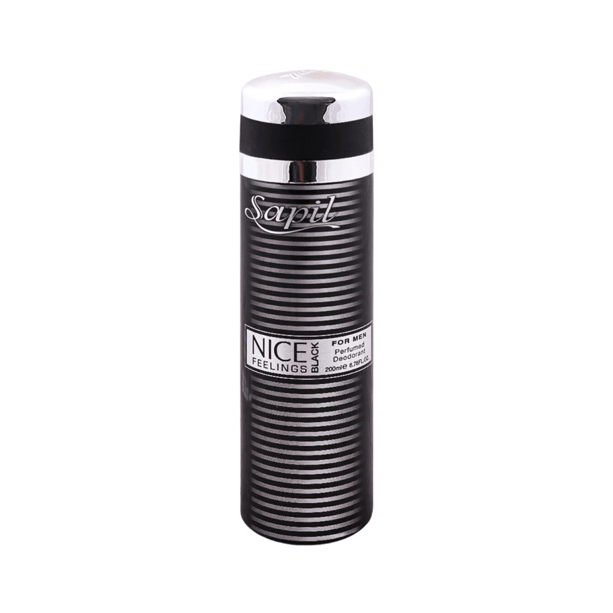 Sapil Nice Feelings Black Men Deodorant Body Spray 200ml - Gift Point