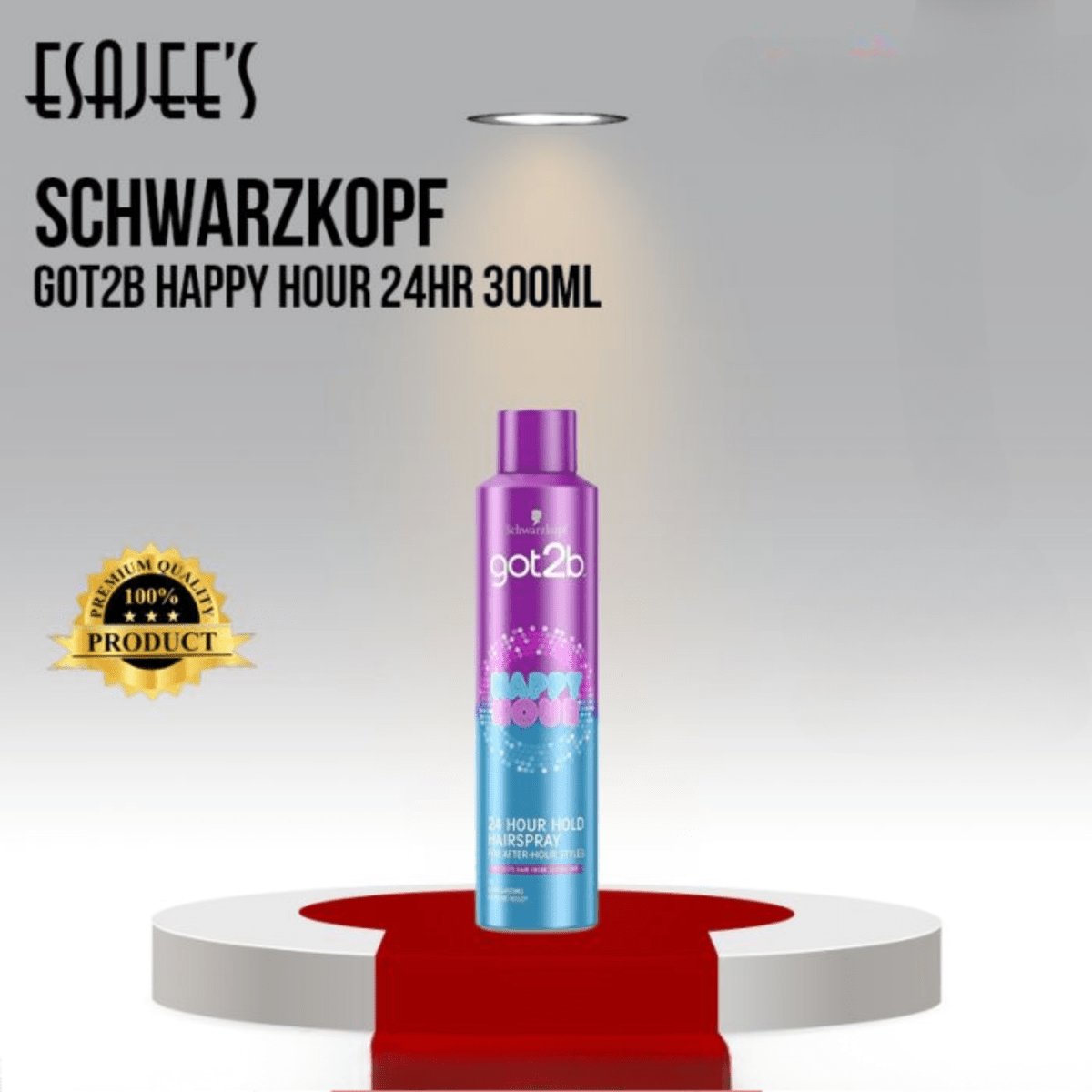 Schwarzkopf Got2b Happy Hour Hair Spray 300ml - Gift Point