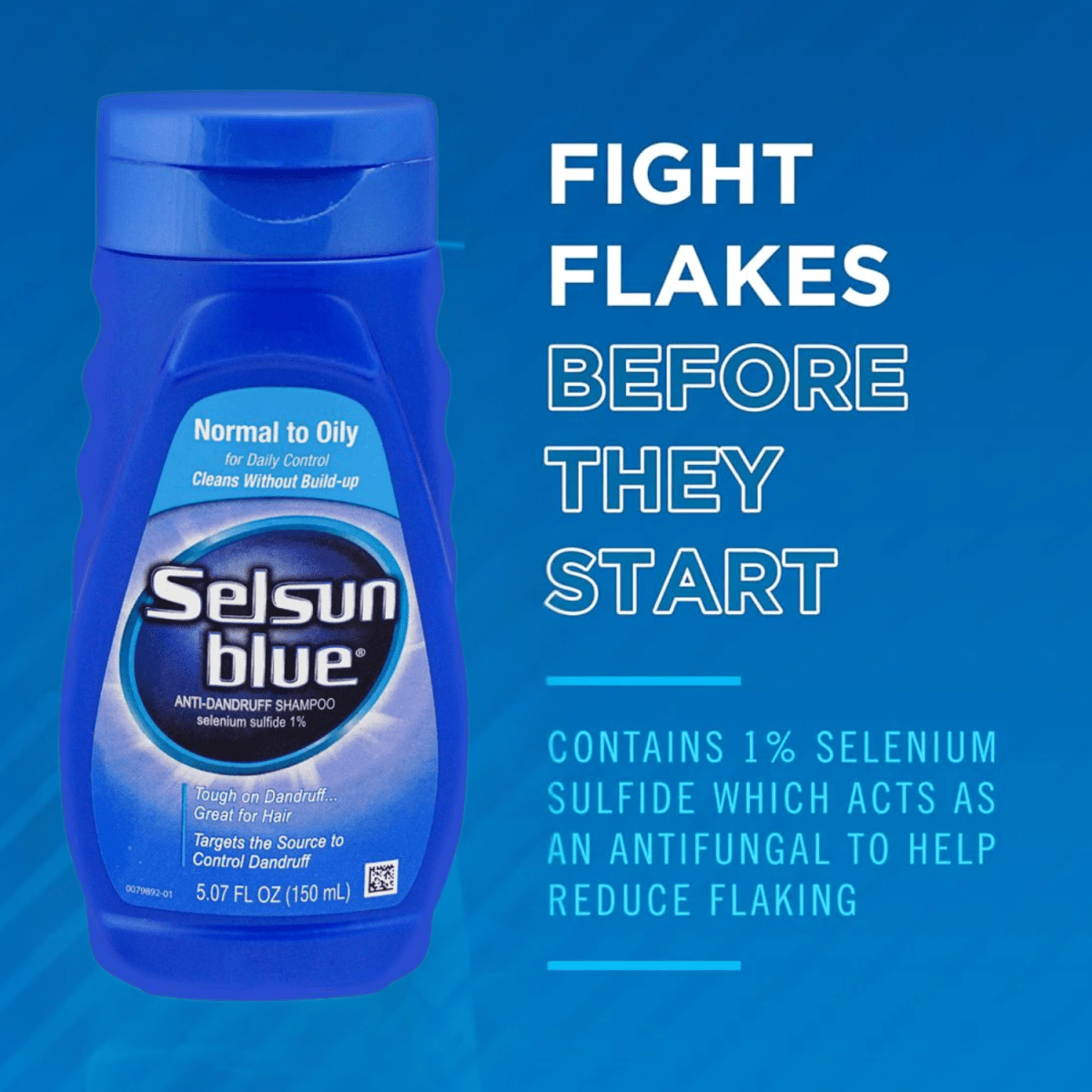 Selsun Blue Normal To Oily Anti-Dandruff Shampoo 150ml - Gift Point