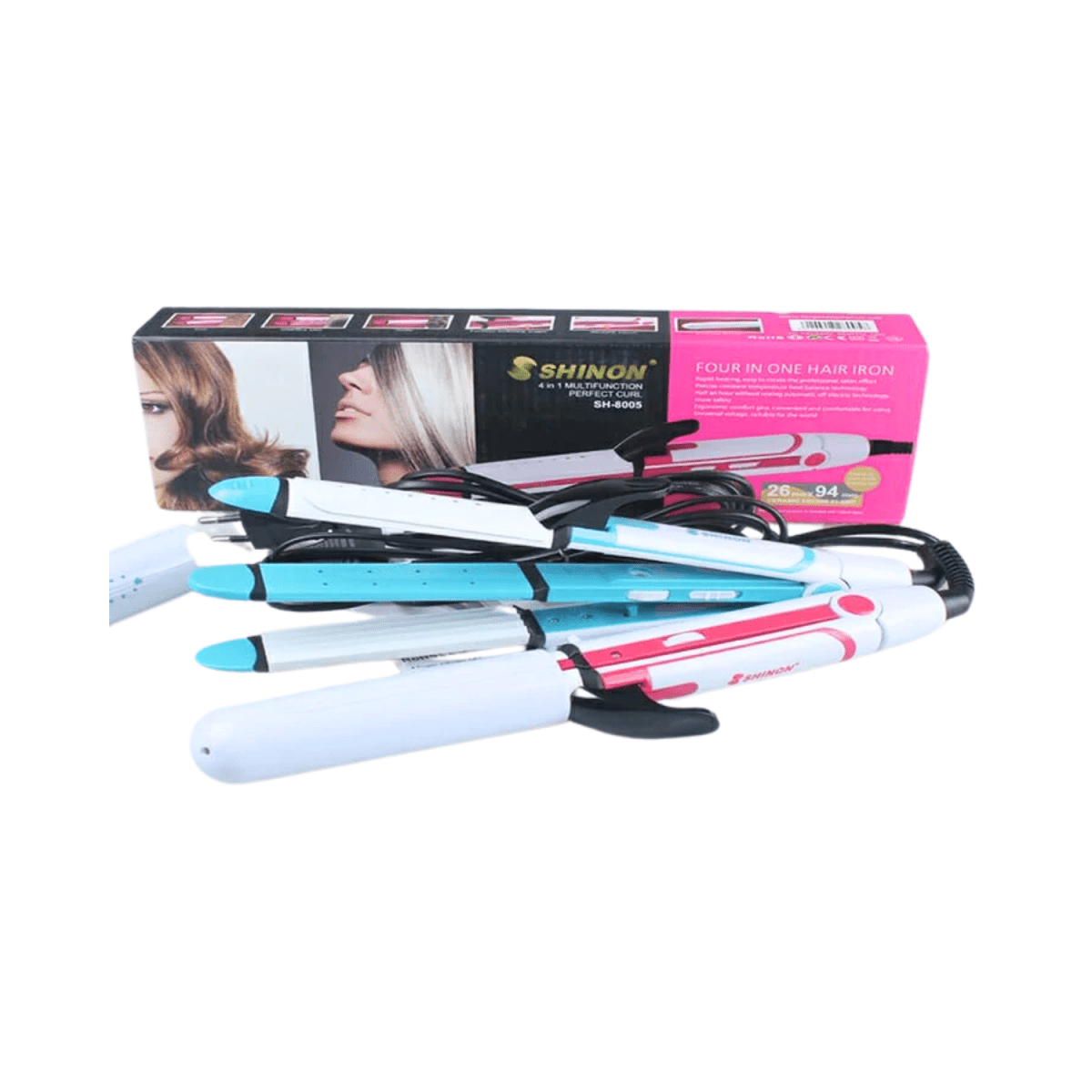 Shinon 4 In 1 Hair Iron SH-8005 - Gift Point