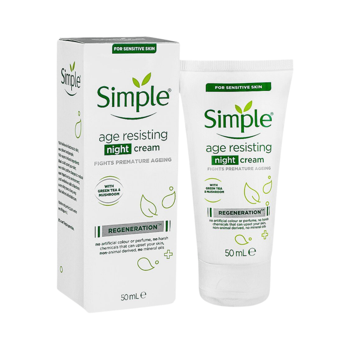 Simple Regeneration Age Resisting Night Cream 50ml - Gift Point